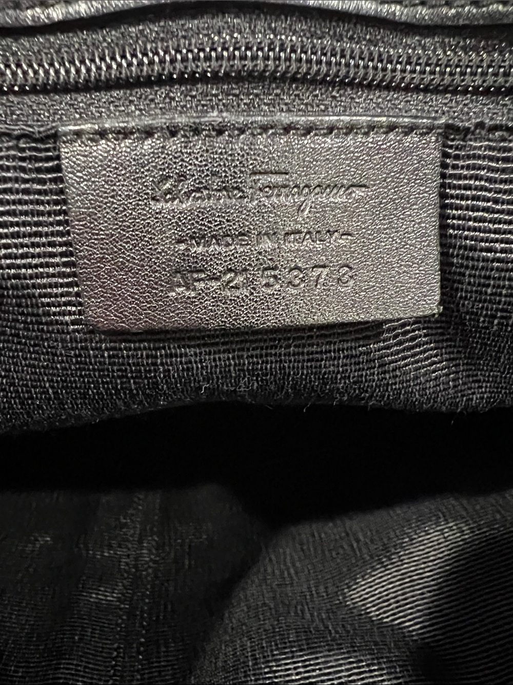 Salvatore Ferragamo Black Logo Jacquard Tote with Gancini Hardware - Picture 8 of 16